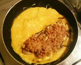【雑誌掲載】舞茸の納豆オムレツ作り方4写真