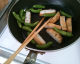 簡単 ししとう さつま揚げの ごま油炒め作り方3写真