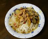 シーチキンと夏野菜のカレーソーメン作り方7写真