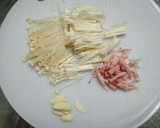 えのきとベーコンの白だしで和風パスタ作り方2写真
