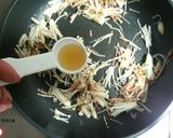 えのきとベーコンの白だしで和風パスタ作り方5写真