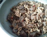 牛肉とこんにゃくのピリ辛炒め★作り方3写真