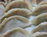 羽付きでね！パリパリ餃子。作り方3写真