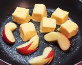コロコロフレンチトーストとウサギ焼りんご作り方5写真