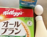 オールブランのマヨネーズ味、休日ランチ作り方1写真