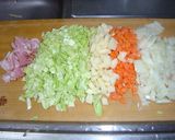 野菜たっぷりコーンスープ作り方1写真