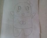 キャラ弁 ふなっしーなっしー作り方1写真