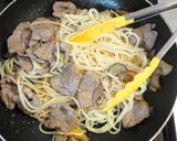 豚肉とナスの胡麻だれスパゲティ作り方7写真