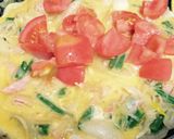 朝食のひと皿にオススメ♡トマト卵の炒め物作り方3写真