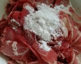 牛肉とピーマンのオイスター炒め♡作り方1写真