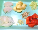 カレーライスのハワイアンなエビ添え作り方1写真