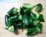 うめ昆布茶で即席きゅうりの浅漬け作り方3写真