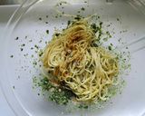 青のりチーズパスタ•••生ハム添え作り方3写真