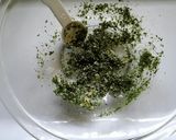 青のりチーズパスタ•••生ハム添え作り方2写真