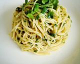 青のりチーズパスタ•••生ハム添え作り方5写真
