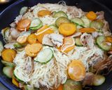 ズッキーニと人参のそうめんチャンプルー作り方5写真