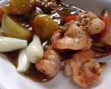 カレーライスのハワイアンなエビ添え作り方7写真