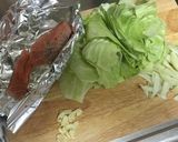 簡単パスタ☆鮭とキャベツの和風パスタ作り方1写真