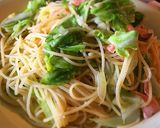 簡単パスタ☆鮭とキャベツの和風パスタ作り方6写真
