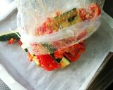 簡単！ズッキーニとパプリカの生姜醤油焼き作り方3写真