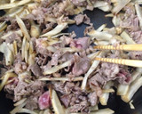 牛肉とゴボウと生姜の甘辛炒め作り方6写真