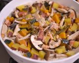 秋色野菜のパエリア風炊き込みご飯作り方13写真