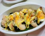 えびとたまごのマヨパルメ焼き作り方4写真