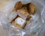 簡単！ 豆苗と さつま揚げの 胡麻油炒め作り方2写真