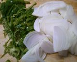 トマトと ピーマンの カレー風味スープ作り方1写真