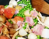 夏にカレー炒め ずぼら飯 簡単 ありもの作り方1写真