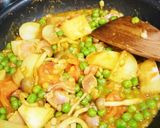 夏にカレー炒め ずぼら飯 簡単 ありもの作り方2写真
