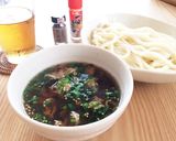 黒七味香る 豚だし生姜つけうどん作り方4写真