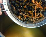 絶対美味☆お肉の旨焦げ目付!!ひじきご飯作り方11写真