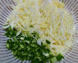 キャベツとピーマン入りハンバーグ♪作り方1写真