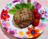 キャベツとピーマン入りハンバーグ♪作り方7写真