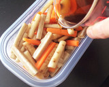 簡単•常備菜！牛蒡と人参の酢醤油漬作り方4写真