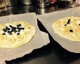 クリームチーズのバナナハニーピザ作り方2写真