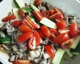 夏野菜と豚さんのサッパリガーリック♡作り方7写真