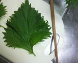 ハンバーグのシソ巻き！作り方5写真