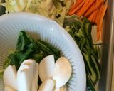 ミルクと胡麻のあん焼きそば作り方1写真
