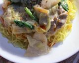 ミルクと胡麻のあん焼きそば作り方10写真