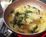 ほうれん草と玉ねぎの卵とじ♪作り方4写真