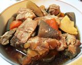 コリコリ美味しい♪豚バラ軟骨煮作り方3写真