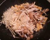 油揚げのきのこおろしソース作り方2写真