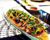 ゴーヤと鰹のたたきの香味ポン酢だれかけ作り方2写真