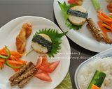 えごま油de皮つき長いもの塩焼き磯辺巻き作り方4写真