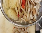 ごぼうとれんこんのきんぴら作り方1写真