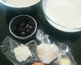 朝食に✾おやつに✾ブルーベリーパンケーキ作り方1写真