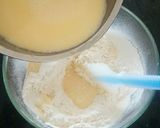 朝食に✾おやつに✾ブルーベリーパンケーキ作り方3写真