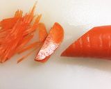 にんじんと豆苗のナムル作り方1写真